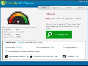 OneSafe PC Cleaner Pro Crack con clave de licencia Descargar 2022
